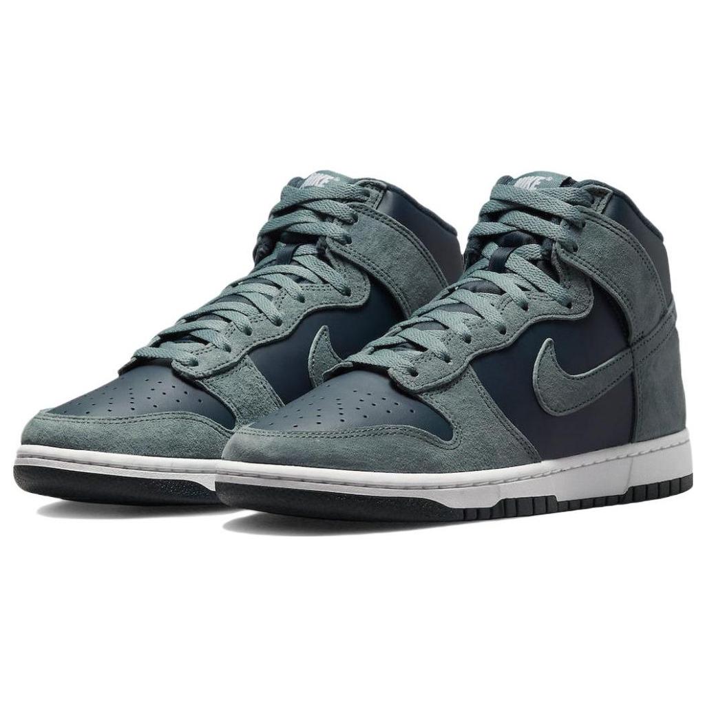 Nike Sneakers Uomo Dunk High Armory Navy Blu Petrolio Ardesia DQ7679-400