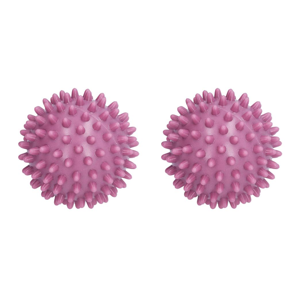 2PCS PVC Clothes Washing Ball Reusable Laundry Washing Drying Fabric Softener Ball