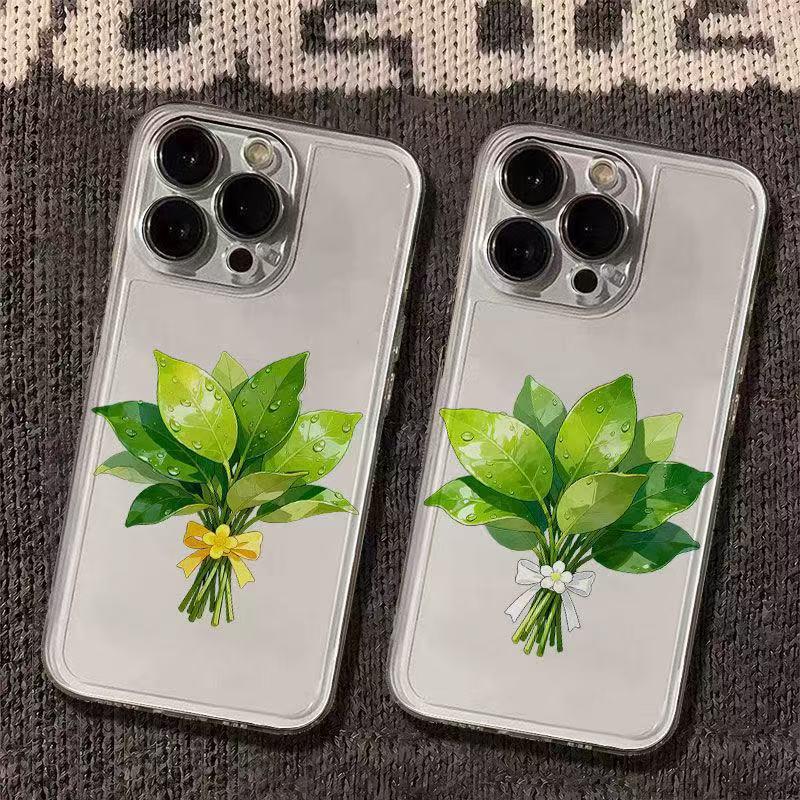 

Moldy Pomelo Leaf Case for iPhone 13-17 Pro/Pro Max: Minimalist, Cross-border Design iPhone XR