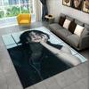 Fashion Kpop Hyunjin Stray Kids Non-Slip Area Rug for Living Room,Bedroom,Playroom,Soft Carpet Floor Mat Home Decor Rug Kid Room