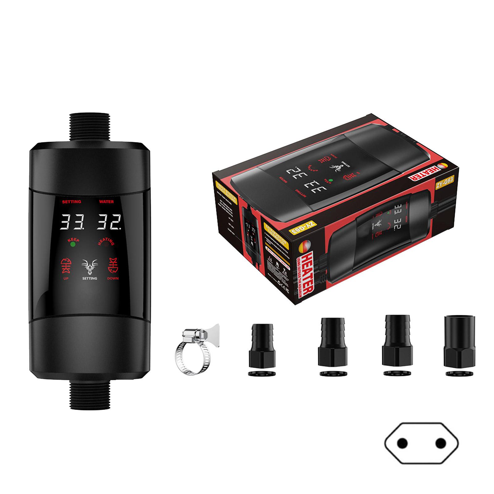 

Компактний зовнішній нагрівач для акваріума Легке встановлення та обслуговування Захист від перегріву Нагрівач для води акваріума EU