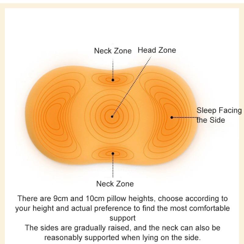 Memory Foam Pillow Solid Color Small Cushion Cat Belly Feeling for Sleeping Slow Rebound Cotton Travel Soft and Comfortable Sofa