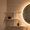 Eenvoudig Aan de Muur Gemonteerd Opbergrek Badkamer Afneembaar Boek- en Planten Displayrek Keuken Multifunctionele Zwevende Wandbeugel
