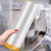 1roll Taped Masking Film Plastic Painting Drop Cloth Furniture Floors Appliance Protection Waterproof Anti-Dust Pre-Taped Cover