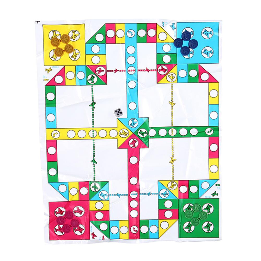 Mini Board Game Flight Chess Set Kids Birthday Party Development Funny Intellectual Earily Boy L1F4