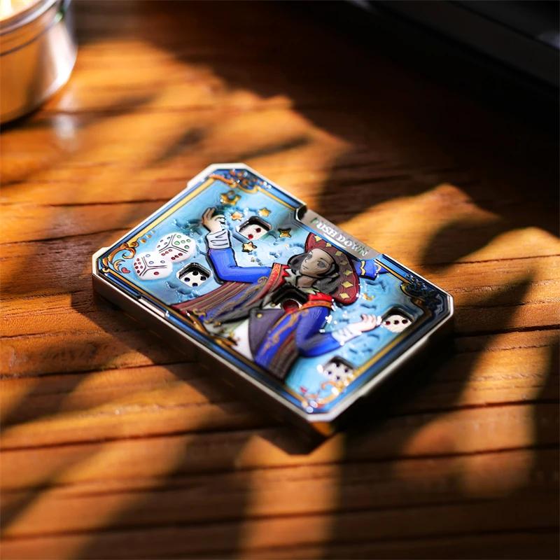 Metal Dice Theme Press Rotating Fidget Roller Spinner EDC Office Desk Stress Relief Toy Party Game Portable Relieve Tool