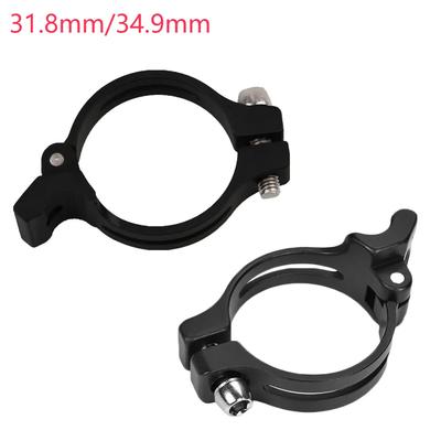 Bike Front Derailleur Braze Adapter Converter Clamp 34.9mm Bike Hanging Front Derailleur Braze-On Convertor for Front Derailleur