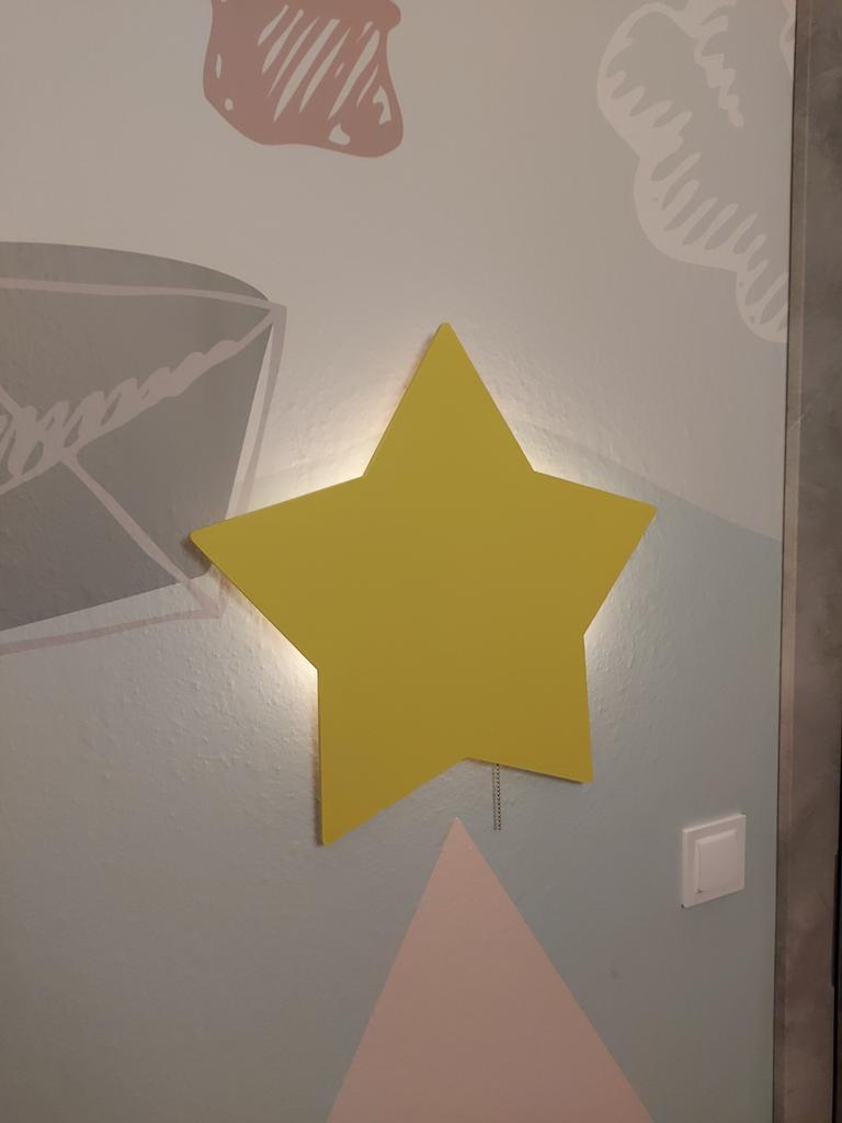 Lampka nocna gwiazdka led na baterie