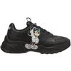 Disney X MLB Big Ball Chunky Cushioning, Slip Resistant, Lightweight Low Top Chunky Sneakers Unisex Black Sneakers 32SHCK011-50L