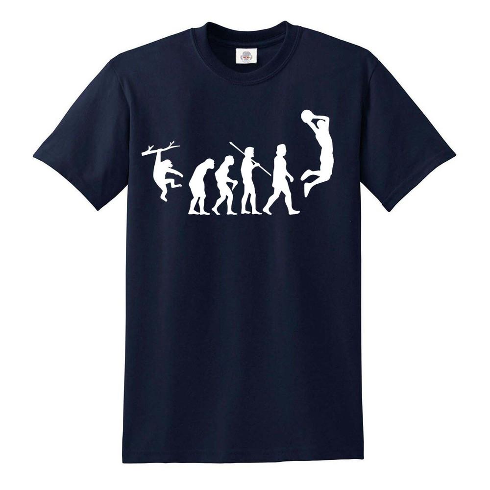 

The Evolution Of Basketball TShirt Funny Christmas Gift Top Tee Unisex T-Shirt S