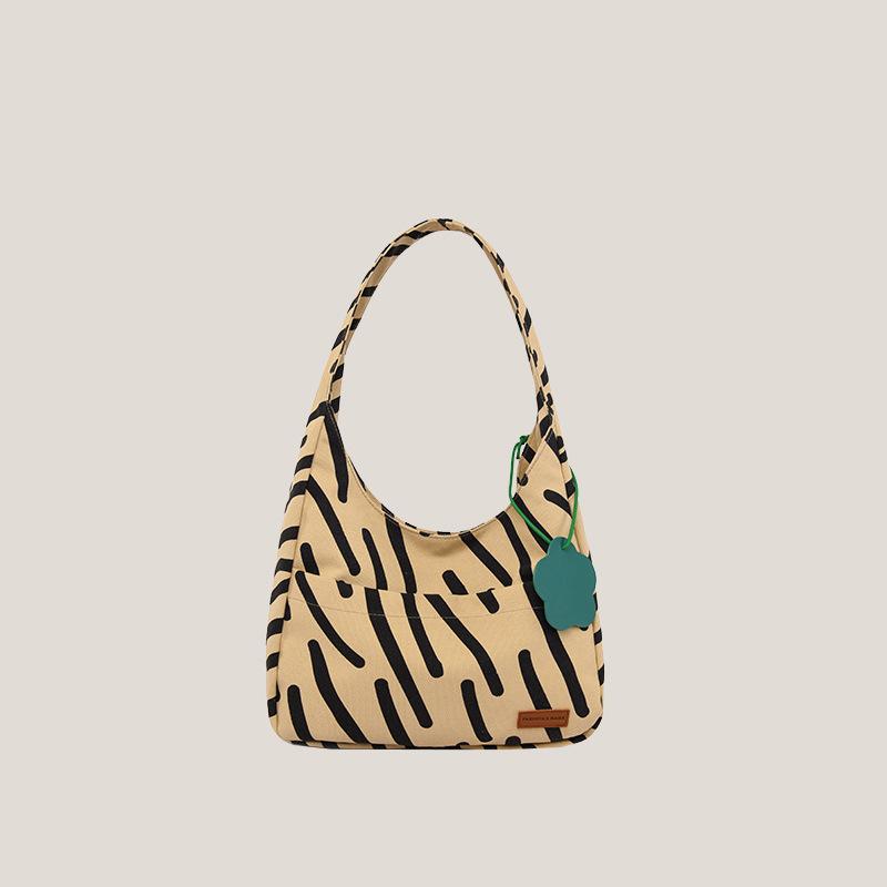 

Модные сумки-тоут, женская новая сумка из зебры в корейском стиле, универсальная сумка для отдыха, вместительная, трендовая сумка через плечо для поездок на работу