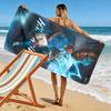 Haaland Blaze Print Beach Towel, Large Soft Quick Dry Towel for Beach Camping Swimming