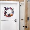 Halloween Tombstone Pumpkin Bat Creative Wreath Kitchen Dining Room Refrigerator Beautification Decoration Stickers