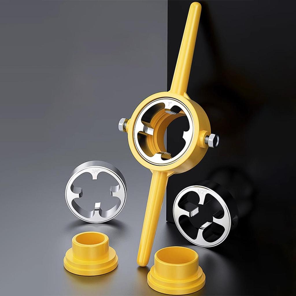 Portable PVC Pipe Threader with Screw Extraction Tool Set