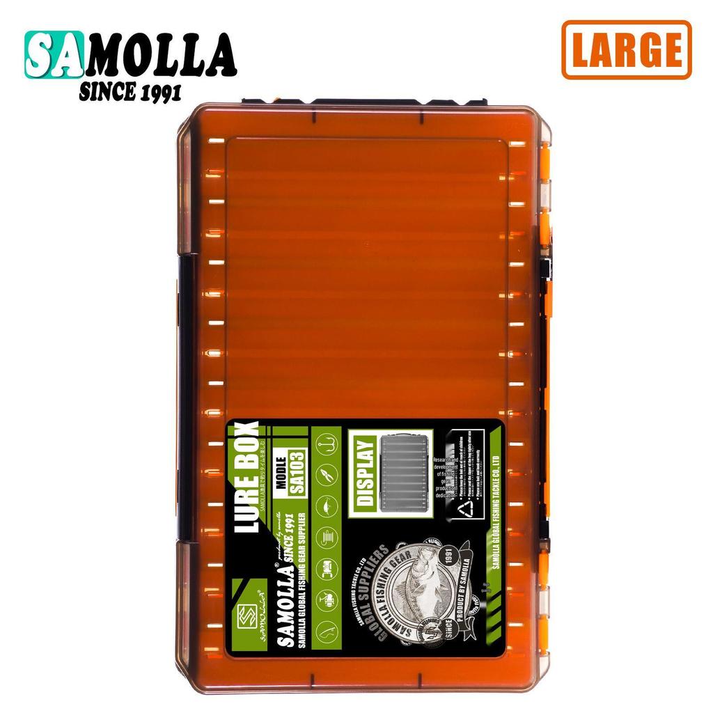 XL Double-Sided Tackle Storage Box for Fishing Lures, Bait, and Hooks