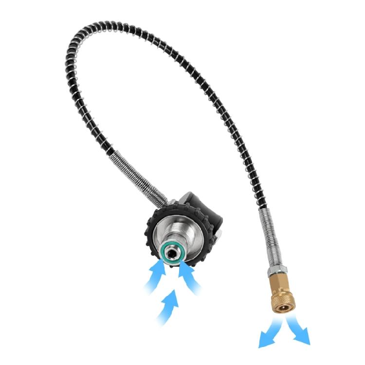 5/8inch Station Cylinder Refill Adapter DIN Fill Station Scubas Cylinder Regulator Big Gas Cylinder To Small Cylinder