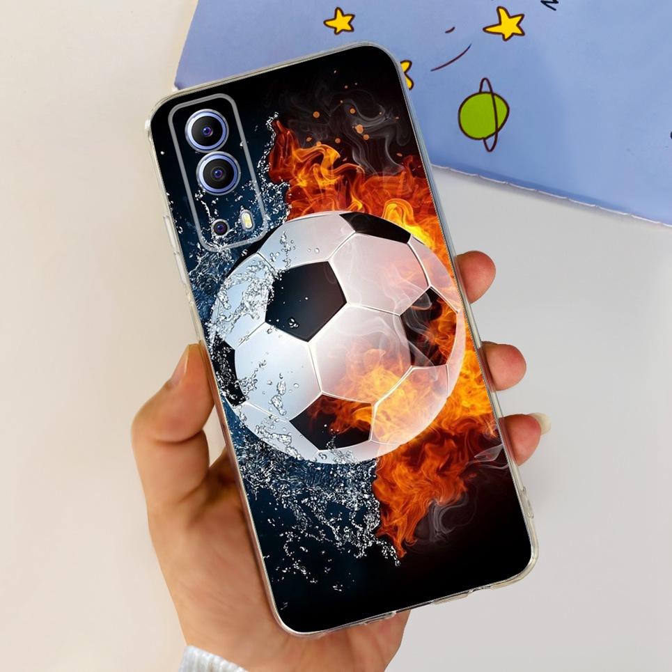 Für Vivo Y72 5G Y52 5G Y75s 5G Handy Maske Rückseite 2024 Neue Mode Stilvoll Klares Muster Hüllen Für Vivo V2041 2053 Weiche Hülle