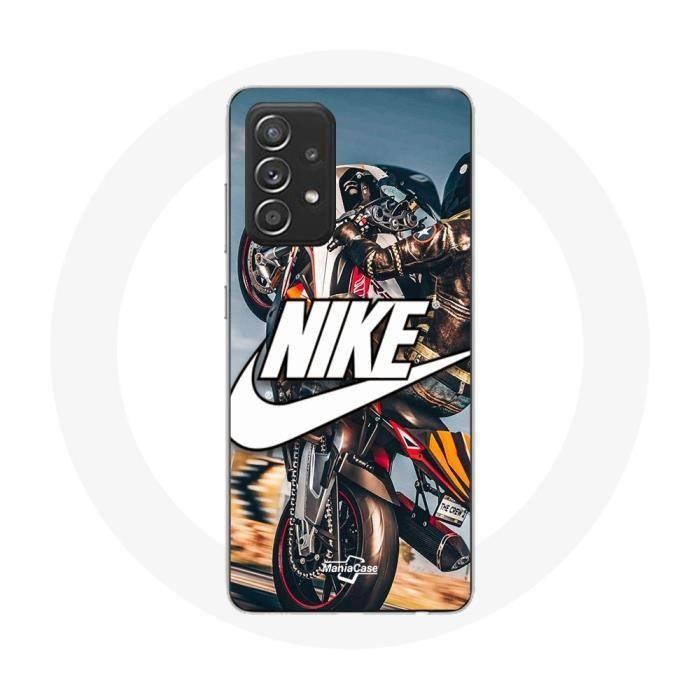Coque - Nike - Samsung Galaxy A33 5G - Souple - Sportif - Motif Roue Moto