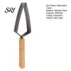 Push Pull Fruit Cutter Watermelon Stainless Steel Slicer with Ergonomic Handle Easy Cutting Tool Quick Melon Kitchen Gadget Durable Knife