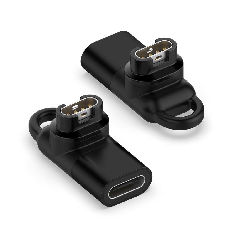 Right Angle Type-C Female to 4pin Charging Converter Conversion Adapter for for Fenix 5/5S/5X/6