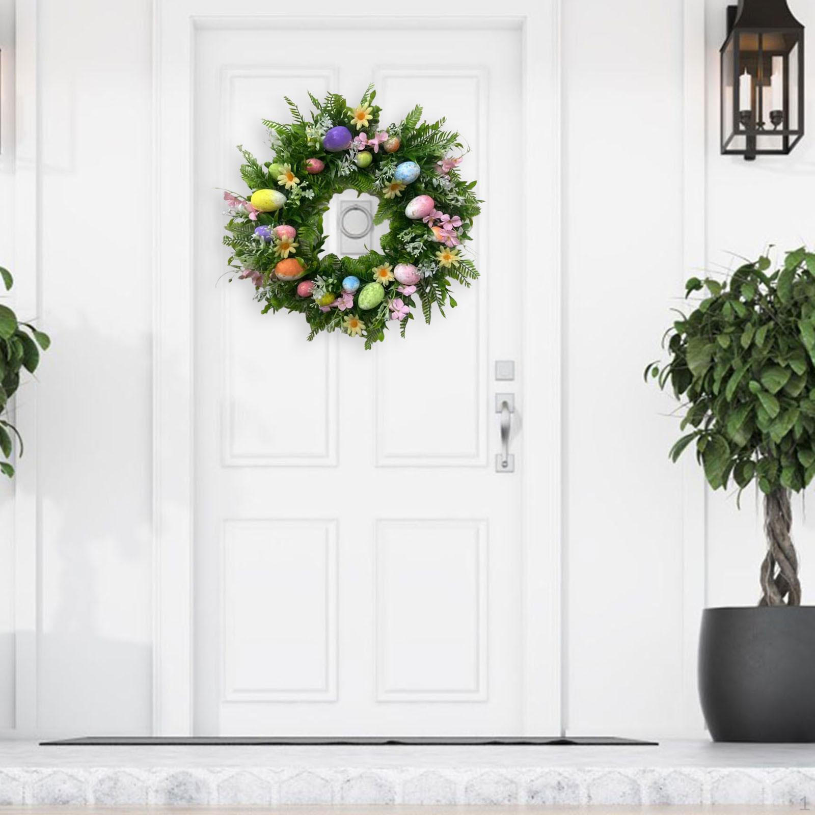 

Яичный венок с цветами - праздничный декор для дома Style D