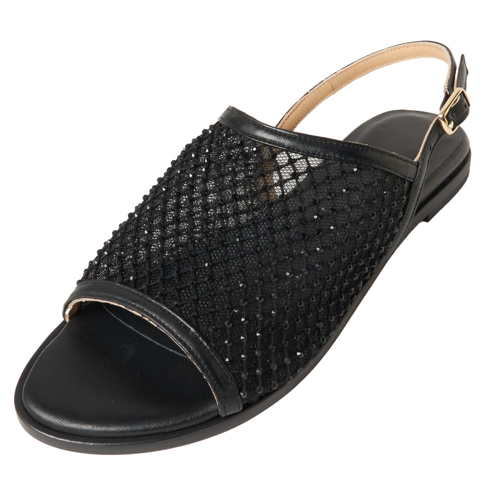 Perryco Sunny Women s DENIA Mules, Black, Size 22.0 cm, PS25-1812
