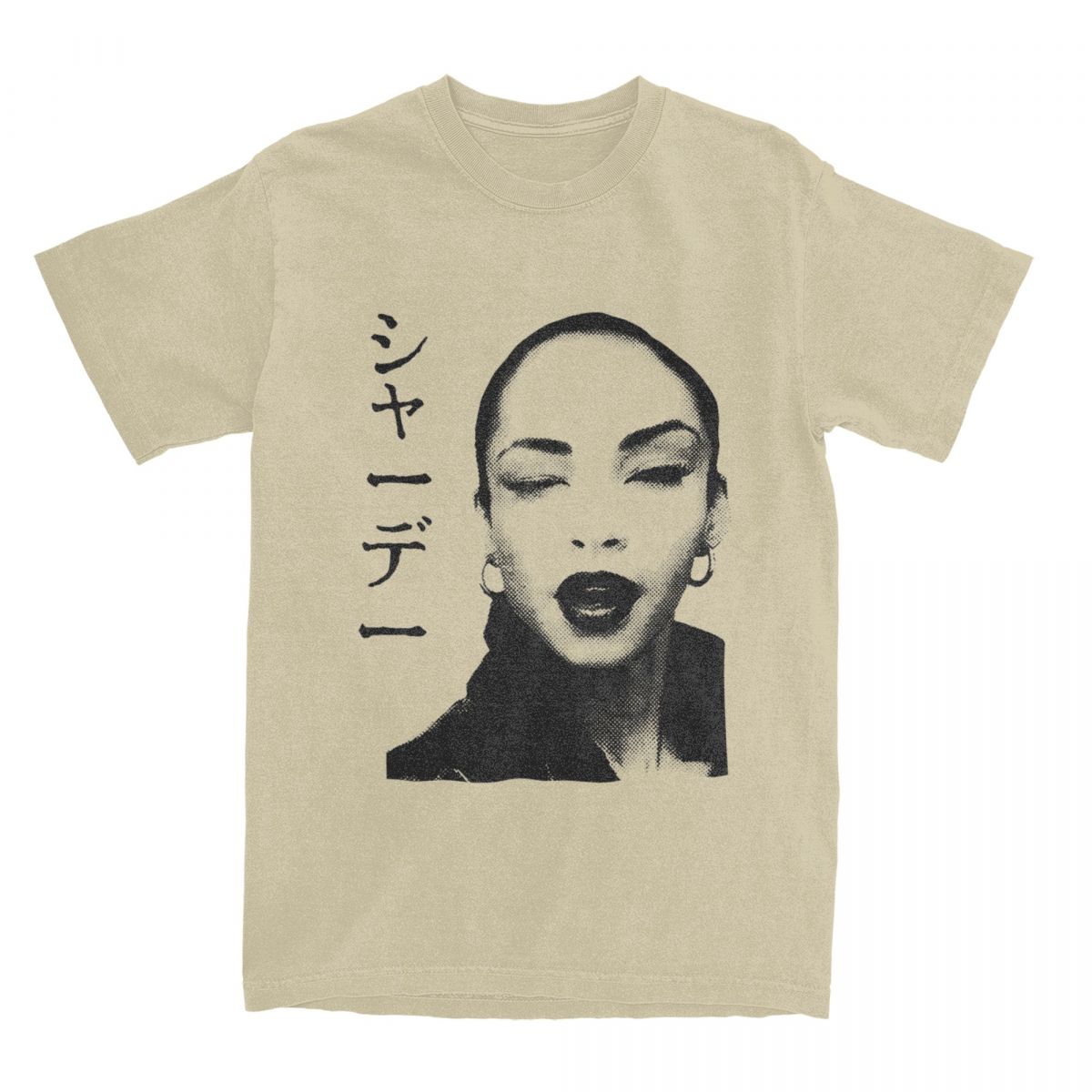 

Мужские футболки S-Sade Adu Singer Винтажная футболка 100% хлопок Футболка с коротким рукавом Футболка с круглым вырезом Одежда Большой размер S