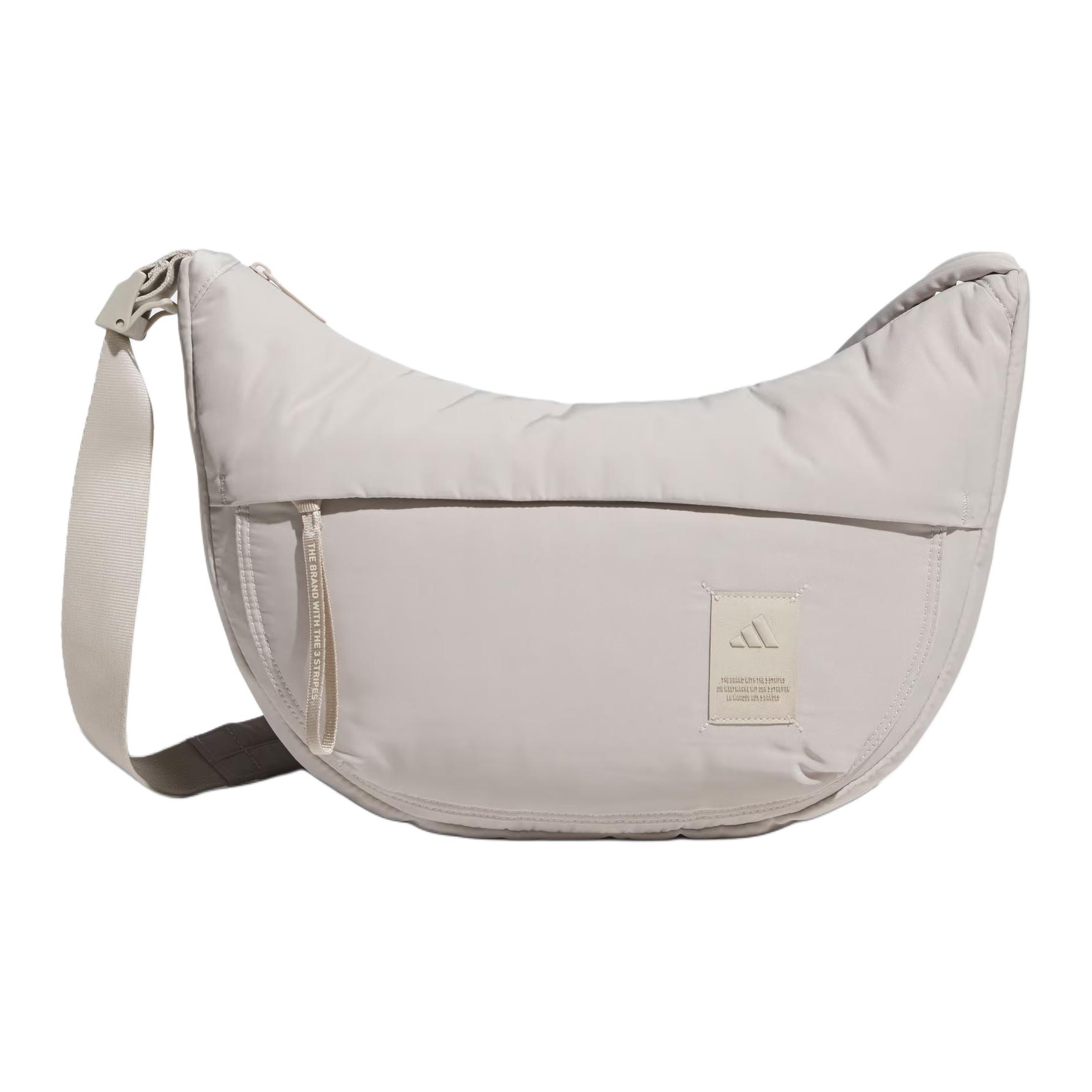 

Новая женская сумка через плечо из переработанного полиэстера Adidas, сумка-кроссбоди, цвет бокситовый коричневый JF0733 41.1*14.0*25.9CM