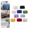 Chunky Wool Yarn Arm Knitting Yarn Hand Knitting Crochet Cloth Bulky Yarn for Knitted Mats Craft Weaving Sweaters Cushion