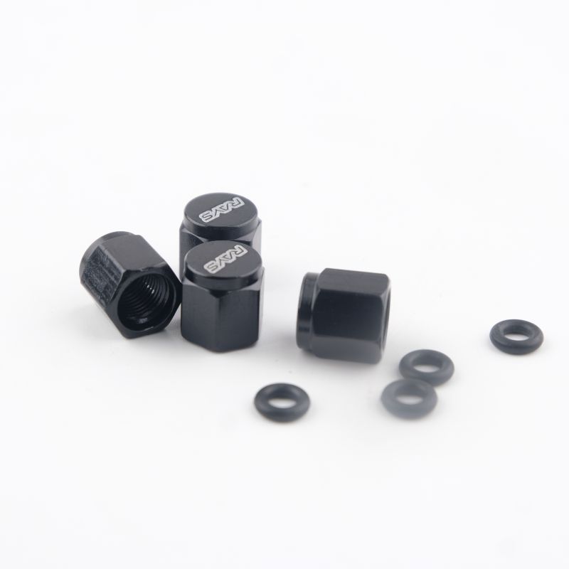 

4Pcs/Set Aluminum Tire Valve Stem Caps Titanium Premium Upgrade for Car, Motorcycle Bike Tires Car Wheel, US Standard чорний