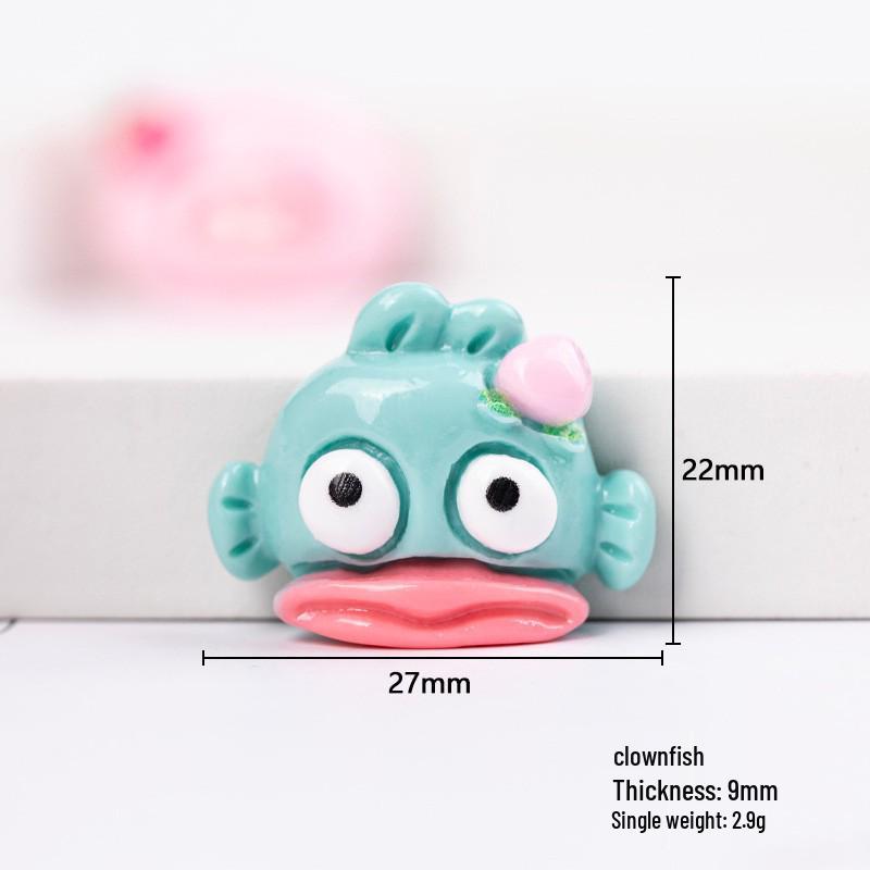 Kreskówkowe akcesoria żywiczne: Urocze naszywki DIY o tematyce owocowej i zwierzęcej, Dekoracje do etui na telefon z kremowym klejem, Magnesy na lodówkę, Materiały do rękodzieła na klamry do butów