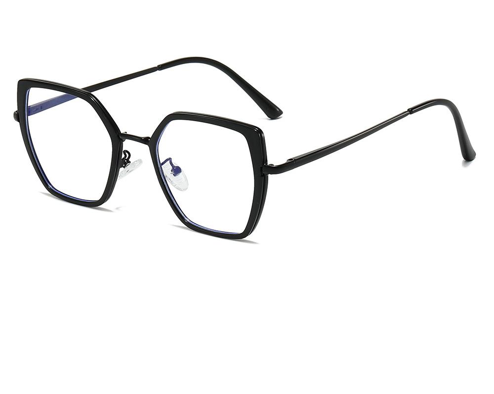 Wholesale Custom logo Wholesale Factory Trendy Optical Eyeglasses Fashion Spectacle Frames Optical Glasses Unisex in Stock чёрный