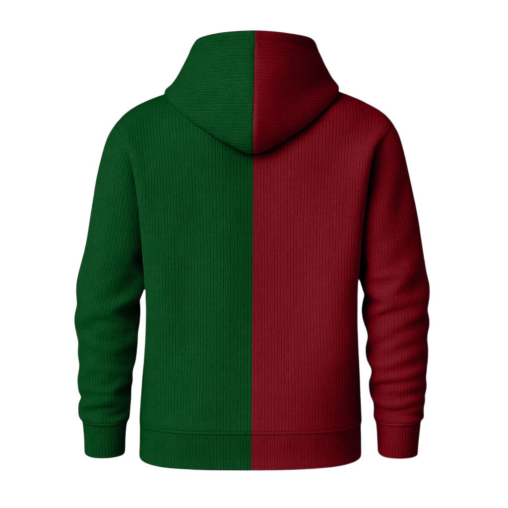 Herrar Fritid Lös Tre Klickar Färgkrockande Huva Huvtröja