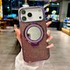 Applicable to Apple 11promax glitter makeup mirror s11 luxury electroplating magnetic suction S11ultra mobile phone case 11Pro