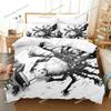 Anime Dark Gathering Bedding Set Duvet Cover Bed Set Quilt Cover Pillowcase Comforter king Queen Size Boys Adult Bedding Set029
