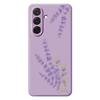 For Samsung Galaxy A36 5G Case Lavender Pattern Printing Straight Edge TPU Phone Back Cover
