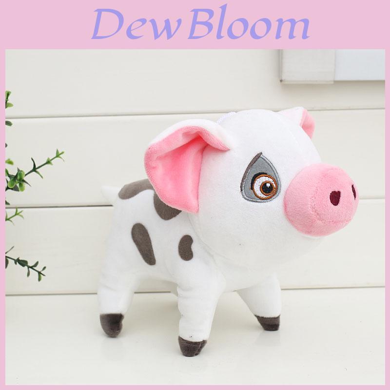 Movie Moana Pua Pet Pig Stuffed Animal Plush Toy With Soft Plush Material And 8 Inch Size
