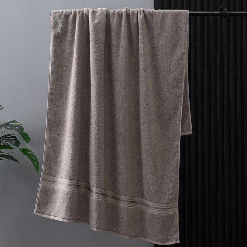 Pure Cotton Bath Towel Large Size Household Thickened Soft Absorbent Men and Women Large Bath Towel Gift Cotton Bath Towel
