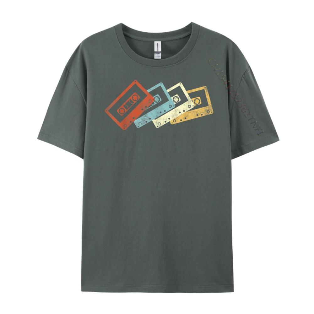 Retro Mixtape Cassette Mens Designer Clothes Mens Gifts Fashion T Shirt Unisex Luxury T-Shirt St Patrick's Day