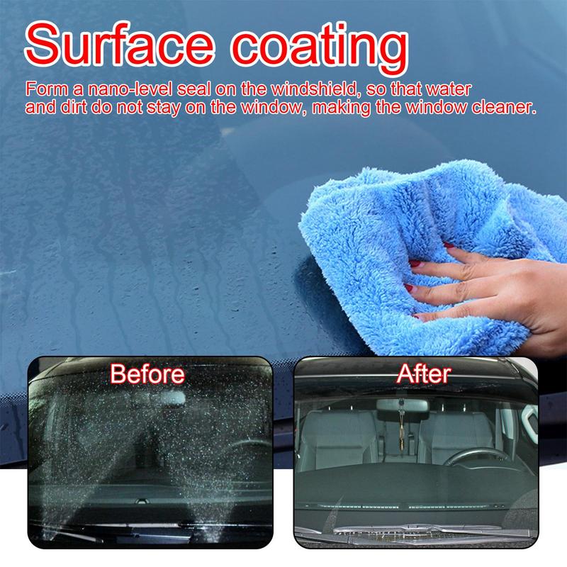 Glass Coating Cleaning Paste 100ml Hydrophobic Auto Glass Coating For Windshield Oil Film Cleaner Protective Layer