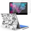 Igsticker Surface Pro Pro Pro 4 Glass Film LCD Japanese Black and Kabuto Design 6, 2017, Skin, Set, Protector, Sticker, Accessories, 015301, Style,