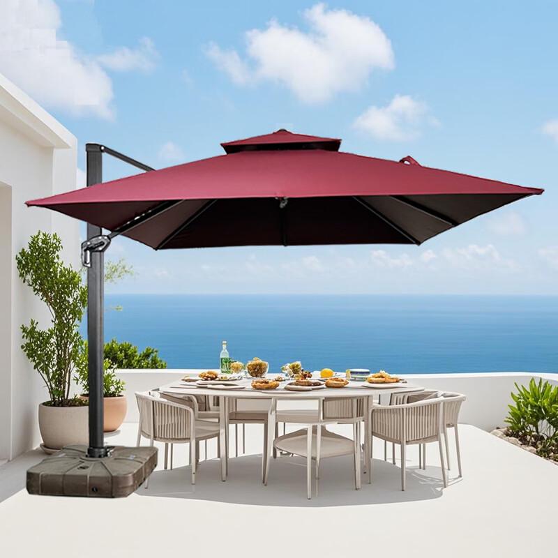 AIOSC Outdoor Cantilever Patio Umbrella