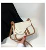 Textured Bag Women's Pre-Autumn New Fashion Single Shoulder Crossbody Bag Trendy Fashion Armpit Saddle Bag