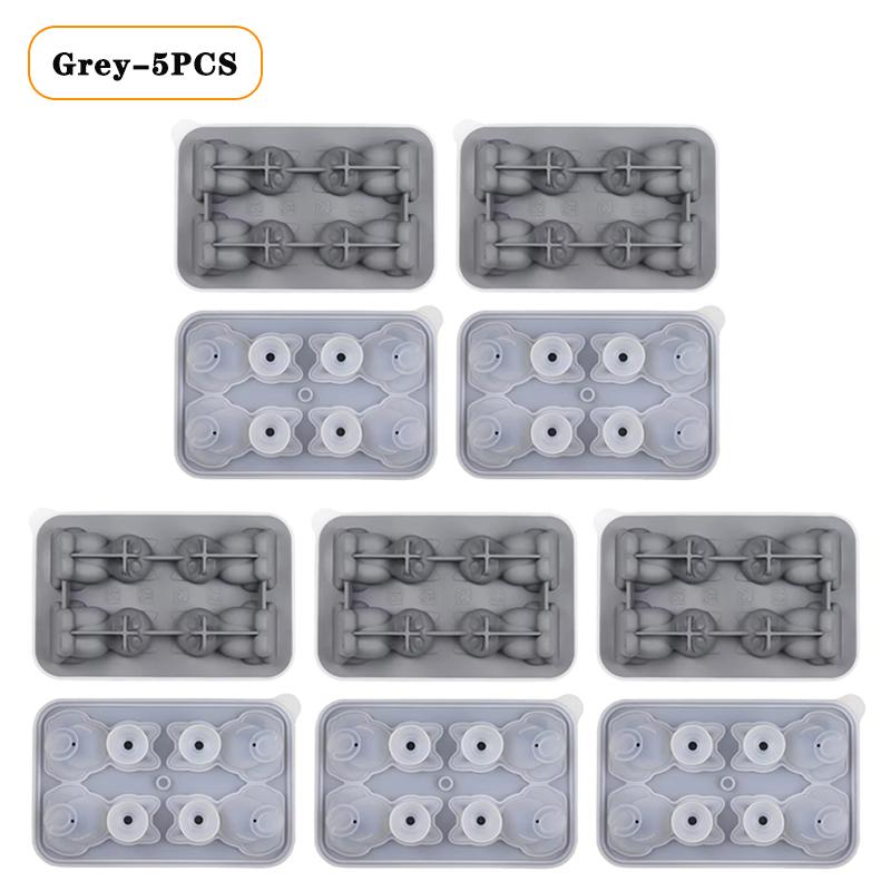 1/3/5PCS Cat Shape Silicone Ice Cube Tray Animal Ice Mold Kitten Ice Maker for Flexible Ice Tray for Whiskey Cocktail Water