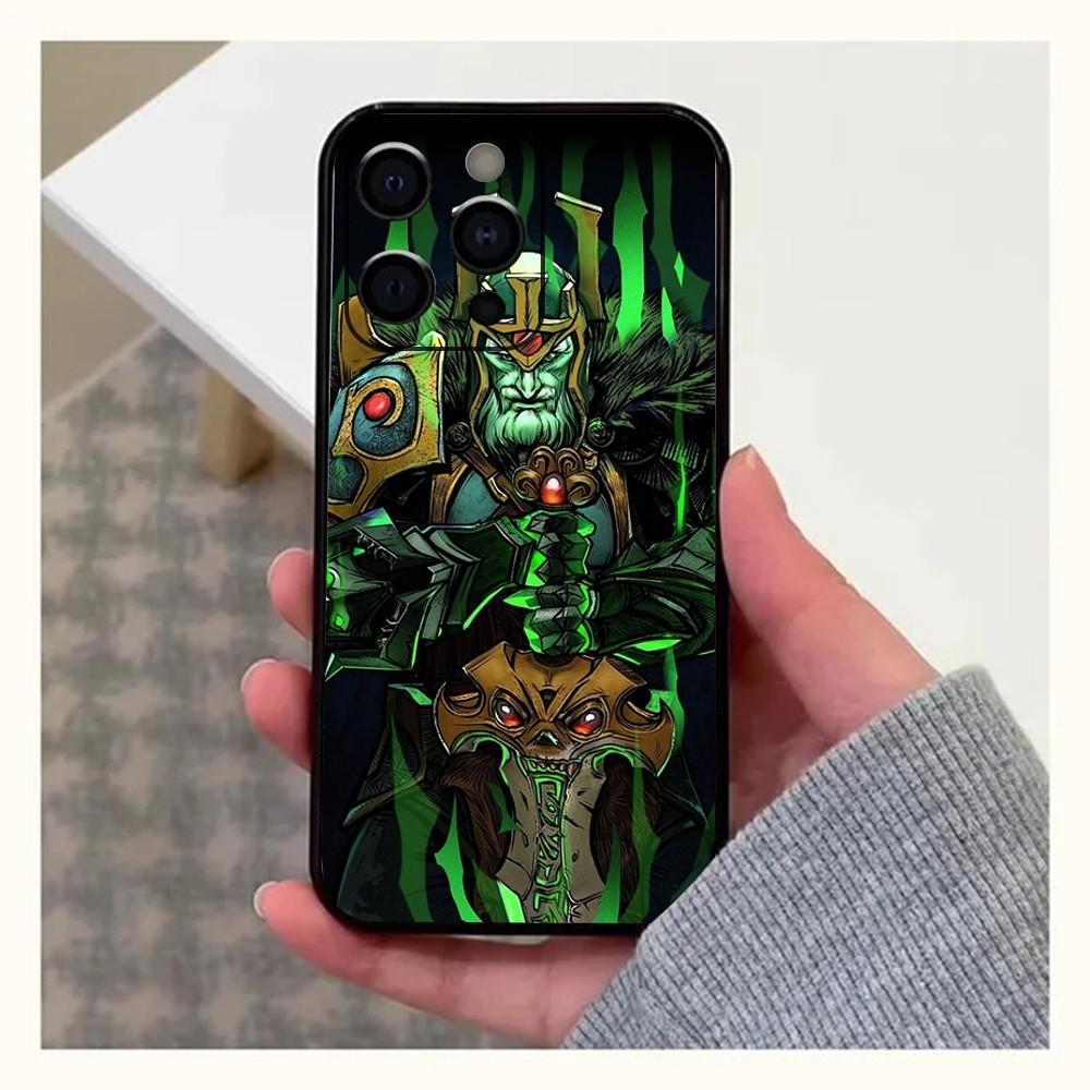 Game D-Dota 2 Phone Case For Apple iPhone 15,14,13,12,11,Pro,X,XS,Max,XR,Plus,Mini Soft Black Cover