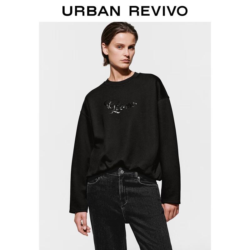 

UR Women s Chic Sequin Elastic Waist Sweatshirt M