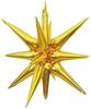 Golden 3D Star Foil Balloon 68cm