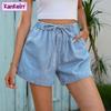 Kankeirr Women's Fashion Casual Solid Color Print Pants & Capris