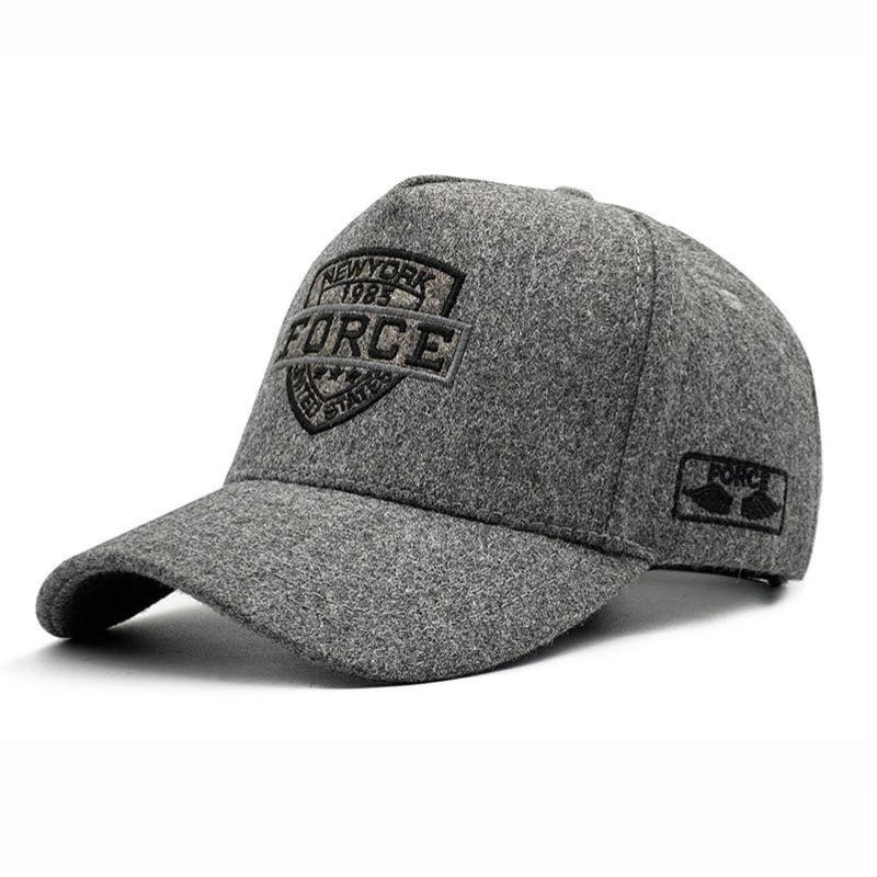 Winter Baseball Cap Big Head Large Size For Men Wool Keep Warm Windproof Cotton Trucker Hat Hip Hop Fashion Snapback 63-68Cm