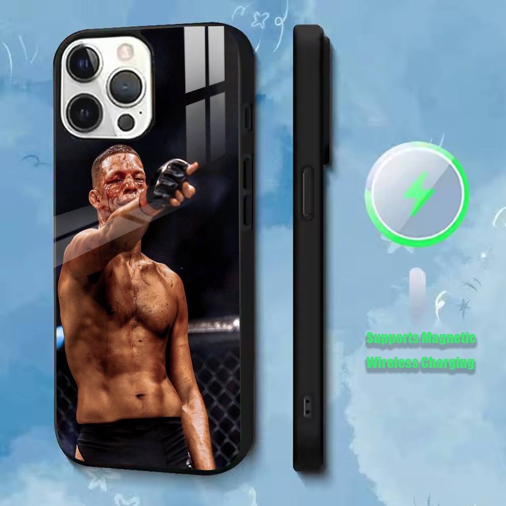 Man N-Nate D-Diaz  Phone Case For iPhone17,16,15,14,13,12,11 Plus,Pro Supports Magnetic Wireless Charging iPhone17Pro